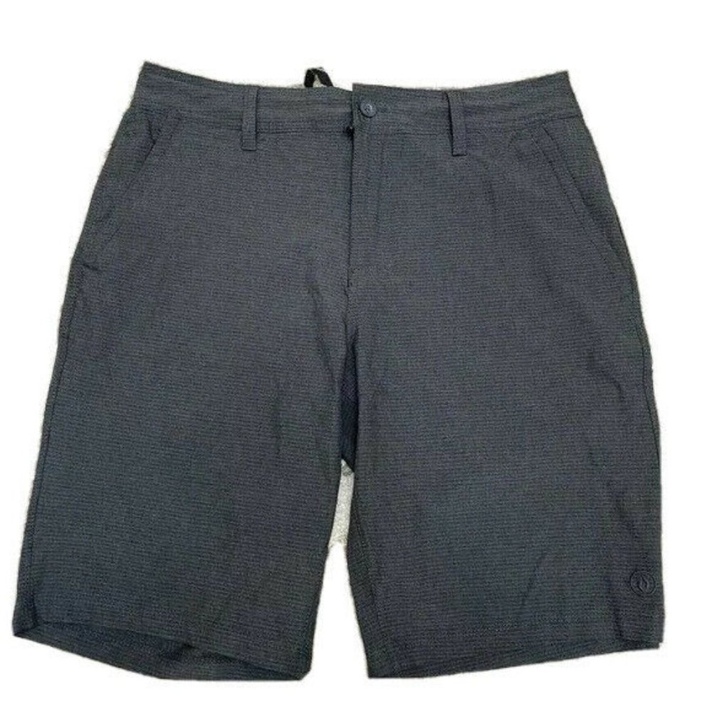 SOLD Hang Ten Grey Drawstring 4 Way Stretch Hybrid Shorts Size 32